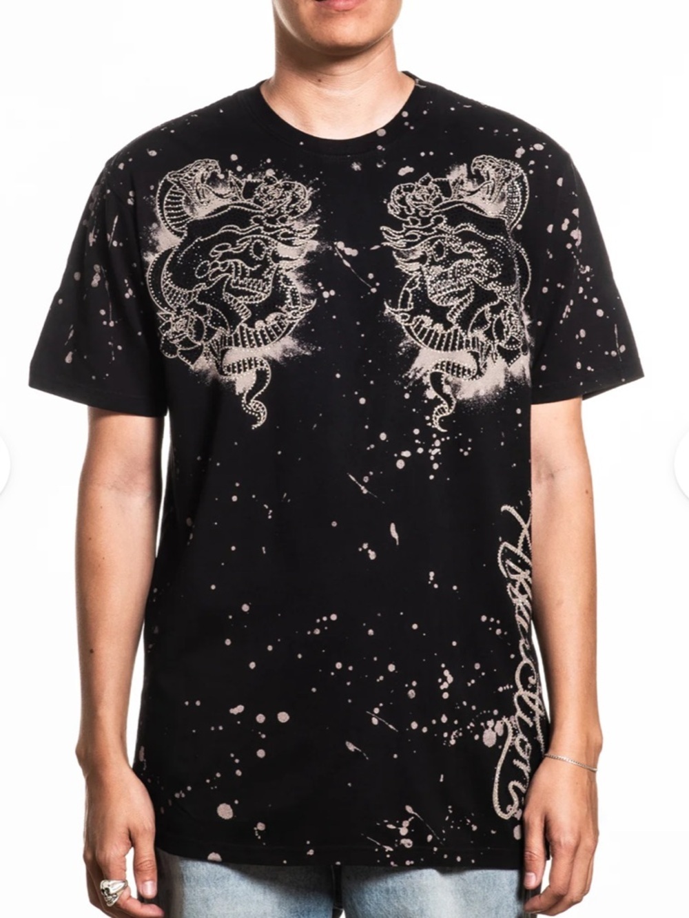 Affliction Men’s Black Eternal Wager Tee